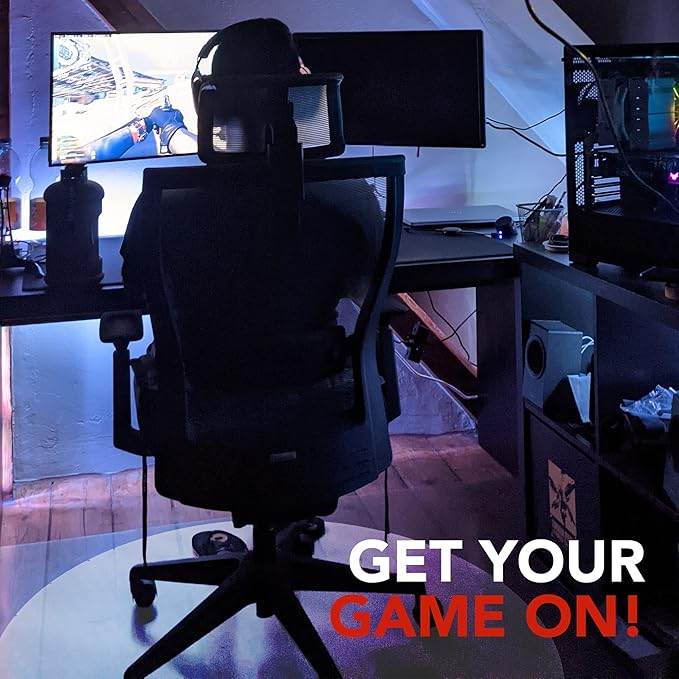 DESKU - Circle Gaming Chair Mat, Computer and Office Chair Mat - Image 3
