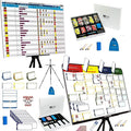 pmxboard Project Management Board Set, Combo Set XL. Project Management Bundle by pmxboard-makethingsvisual