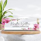 Personalized Name Plate for Desk, Custom Desk Name Plate, Acrylic Name Plate - Image 7