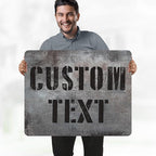 Custom Sign, Custom Street Sign, 11 Font Colors, 13 Font Styles, 4 Hole Options - Image 2