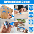 Fuutreo 10 Pack Jumbo Permanent Markers Bulk Large Chisel Tip Permanent Markers - Image 5