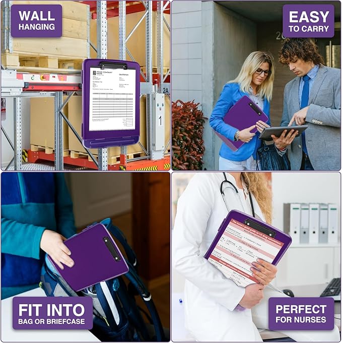 Sooez Clipboard with Storage, High Capacity Nursing Clipboards with Pen Holder - Image 7