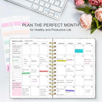Undated Weekly and Monthly Planner – 12-Month To Do List Notebook Organizer - Image 5