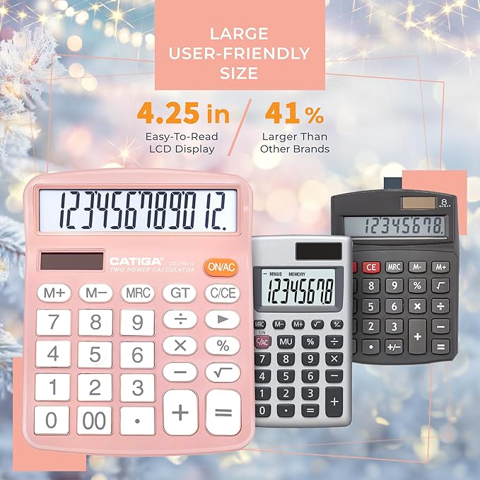 CATIGA 12 Digits Desktop Calculator - Image 3