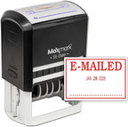 MaxMark Large Self-Inking Rubber Date Office Stamp by Maxmark