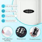 The Loo Sign for Bathroom Decoration, Self-adhesive Funny Bathroom&Restroom - Image 3