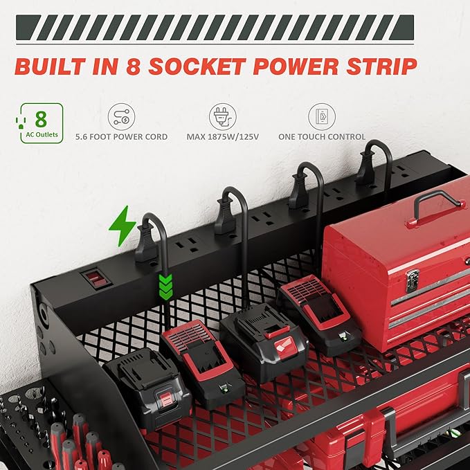 VDEVY Power Tool Organizer Wall Mount - Image 2