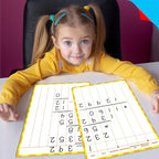 8 Packs Division Whiteboards, Double Sided Dry Erase Board Writable and - Image 5