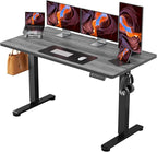 ErGear Height Adjustable Electric Standing Desk, 63 x 28 Inches Large Sit Stand by ErGear