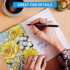 huesamhi Colored Pens for Journaling, Planning Bullet Journals Fineliner Felt - Image 4
