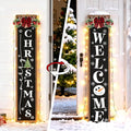 Double-sided Merry Christmas Wooden Sign Stand by Unknown