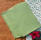 Wanderings Handmade Green Deckle Edge Blank Paper - Image 8
