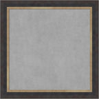 Amanti Art Black Framed Magnetic Board 29x29 Medium Vision Board by AmantiArt