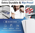 TerraSlate Premium Waterproof Paper, 5 MIL 8.5” x 11”, Laser Printer & Copy - Image 3