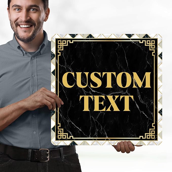 Custom Sign, Custom Street Sign, 11 Font Colors, 13 Font Styles, 4 Hole Options - Image 2
