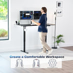 VIVO Electric 63 x 32 in Standing Desk, Memory Height Adjustment, 1B Series - Image 4
