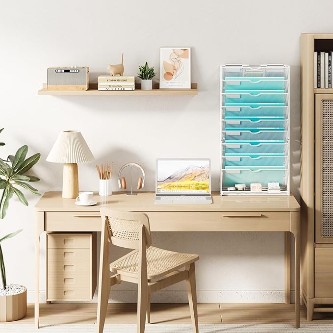 Lavatino 10-Tier Hanging Wall File Folders Organizer - Image 7