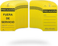 TRADESAFE Spanish Out of Service Tags, Fuera de Servicio by TRADESAFE