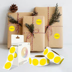 Yellow 1 Inch Round Color Coding Labels - Image 6