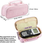 JOINPRO Pencil Case, Large Capacity Pencil Case Organizer; Double Zipper - Image 2