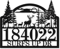 Custom Modern Address Signs for Houses, Personalized House Numbers for Outside by HYTSIGN