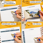 Clever Fox Planner 2nd Edition Spiral – Colorful Weekly & Monthly Goal Planner - Image 6