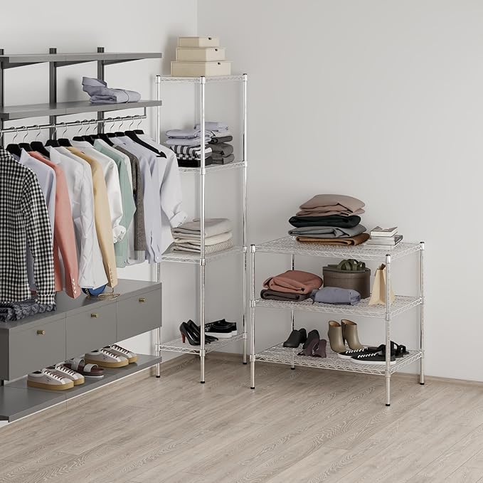 Regal Altair 24" Deep x 36" Wide x 34" Height Wire Shelving Kit | 3-Tier | NSF - Image 7