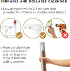 Large Dry Erase Wall Calendar - Image 5