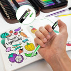 ZSCM Retractable Gel Pen For Adult Coloring, 60 Colors Large Capacity - Image 6