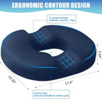 BlissTrends Donut Pillow Seat Cushion, Donut Chair Cushions - Image 2
