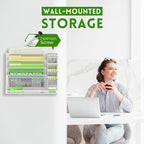SUPEASY Wall File Organizer, 5-Tier office wall organizer - Image 2