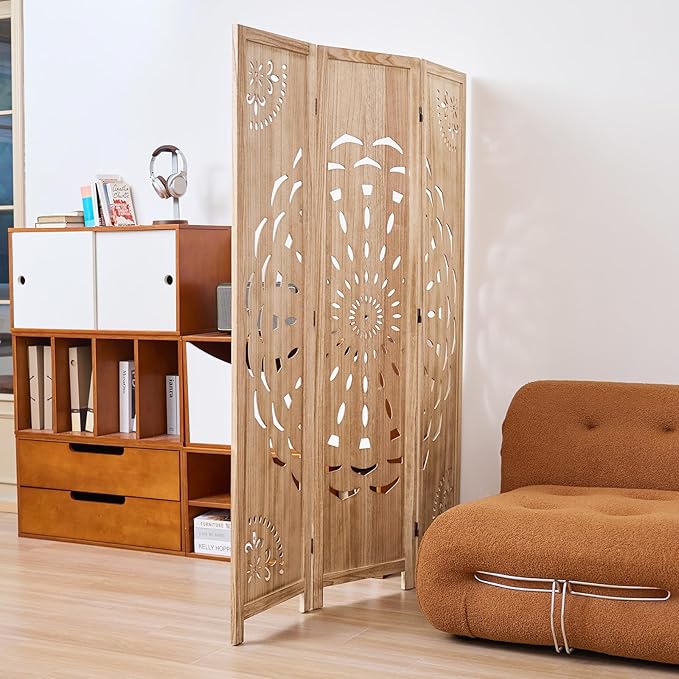 66.9Inch Wooden Room Partition - Image 3