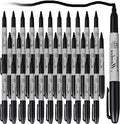 Thenshop 60 Pack Black Permanent Markers Bulk by Thenshop
