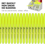 Buecs Highlighters Bulk Pack, Chisel Tip, Fluorescent Yellow, suitable - Image 6