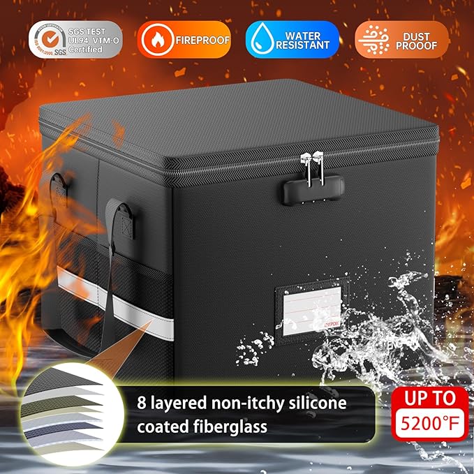 ENGPOW 5200°F Fireproof Document Box - Image 3
