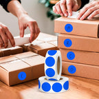 Blue 1 Inch Round Color Coding Dot Labels, 10 Rolls 10000 Dot Stickers in - Image 6