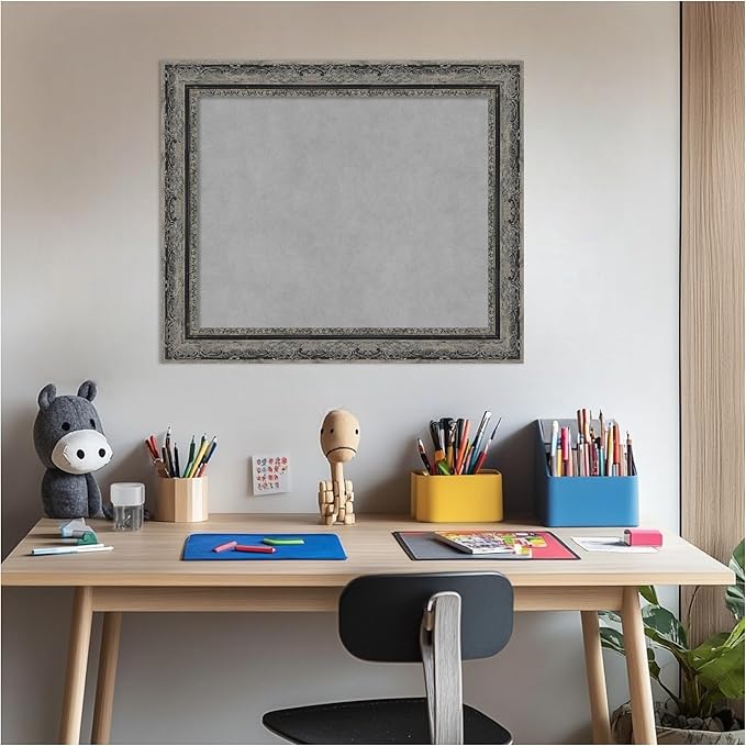 Amanti Art Black Framed Magnetic Board 20x24 Small Vision Board - Image 5