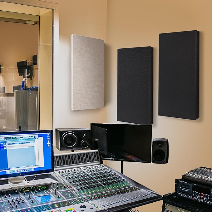 23.62" X 11.81" X 2" Fiberglass Wall Panel, 4 Pack Acoustic Panels, Acoustic - Image 7