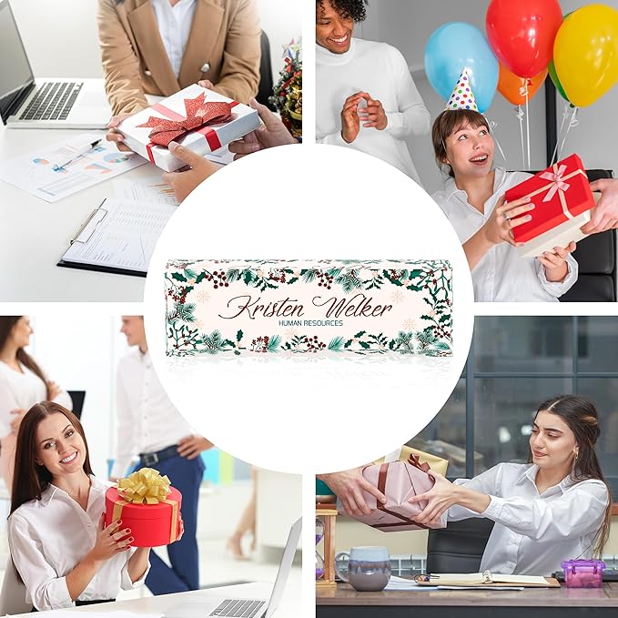 Personalized Name Plate for Desk Custom Acrylic Desk Name Plate Custom Employee - Image 5