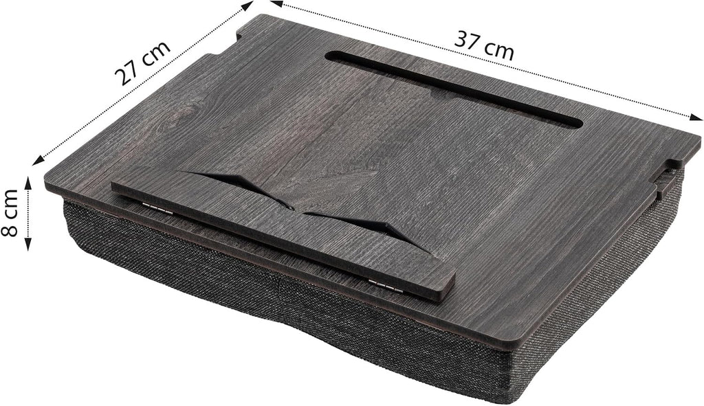 Book Stand for Reading in Bed with Storage – Book Holders for Reading Hands Free, Bed Book Holder and Book Display Stand, Perfect Book Stands for Reading, Study, Bed or Desk Use (Black)