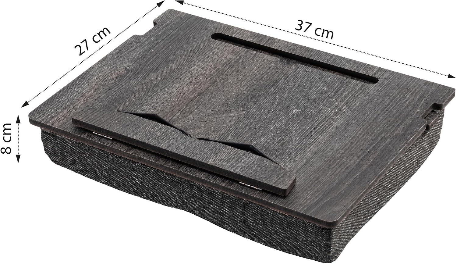 Book Stand for Reading in Bed with Storage – Book Holders for Reading Hands Free, Bed Book Holder and Book Display Stand, Perfect Book Stands for Reading, Study, Bed or Desk Use (Black)