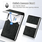 DMFLY Business Card Holder for Women or Men, Business Card Case - Image 3