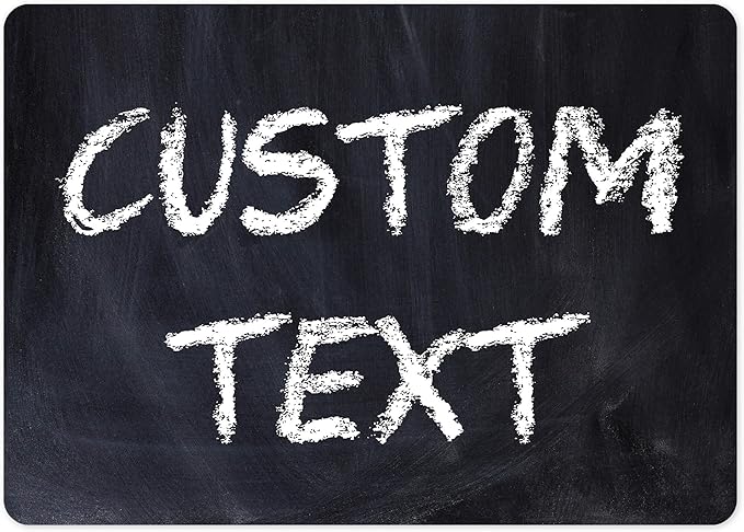 Custom Sign, Custom Street Sign, 11 Font Colors, 13 Font Styles, 4 Hole Options by MySignCenter