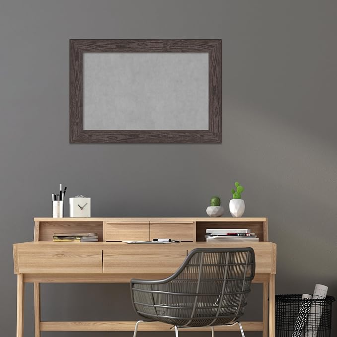 Amanti Art Black Framed Magnetic Board 26x38 Large Vision Board - Image 5