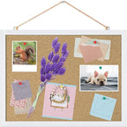 FEBSNOW Cork Board Bulletin Board 15.7 x 12 Inches by HOMECRAFTBEAUTYBABY