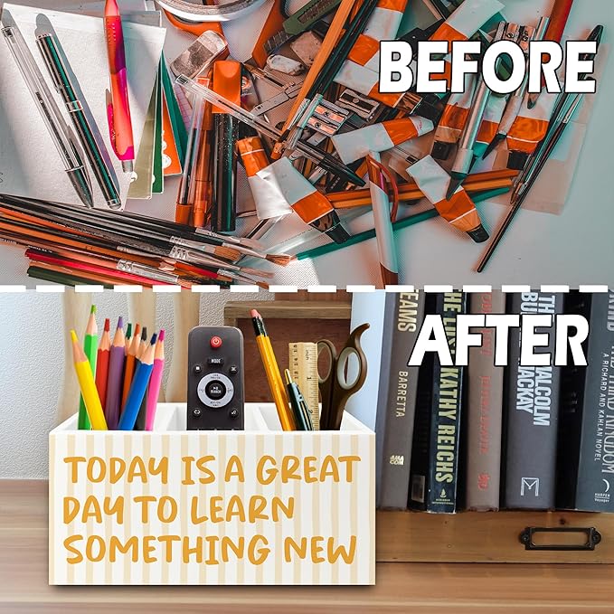 XPH Inspirational Pen Pencil Holder Organizer - Image 6