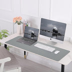 Leather Desk pad Protector, Mouse pad, Non-Slip Office Desk Mat, Waterproof - Image 7