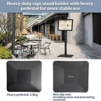 STANDNEE Heavy-duty 8.5x11 in Sign Stand Holder Floor Stand Sign, Poster - Image 6