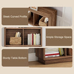 ChooChoo 3-Tier Bookshelf, 6 Cube Storage Organizer, Wooden Bookcase - Image 7
