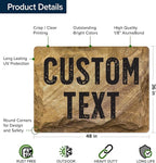 Custom Sign, Custom Street Sign, 11 Font Colors, 13 Font Styles, 4 Hole Options - Image 6